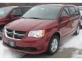 Deep Cherry Red Crystal Pearl 2011 Dodge Grand Caravan Mainstreet Exterior