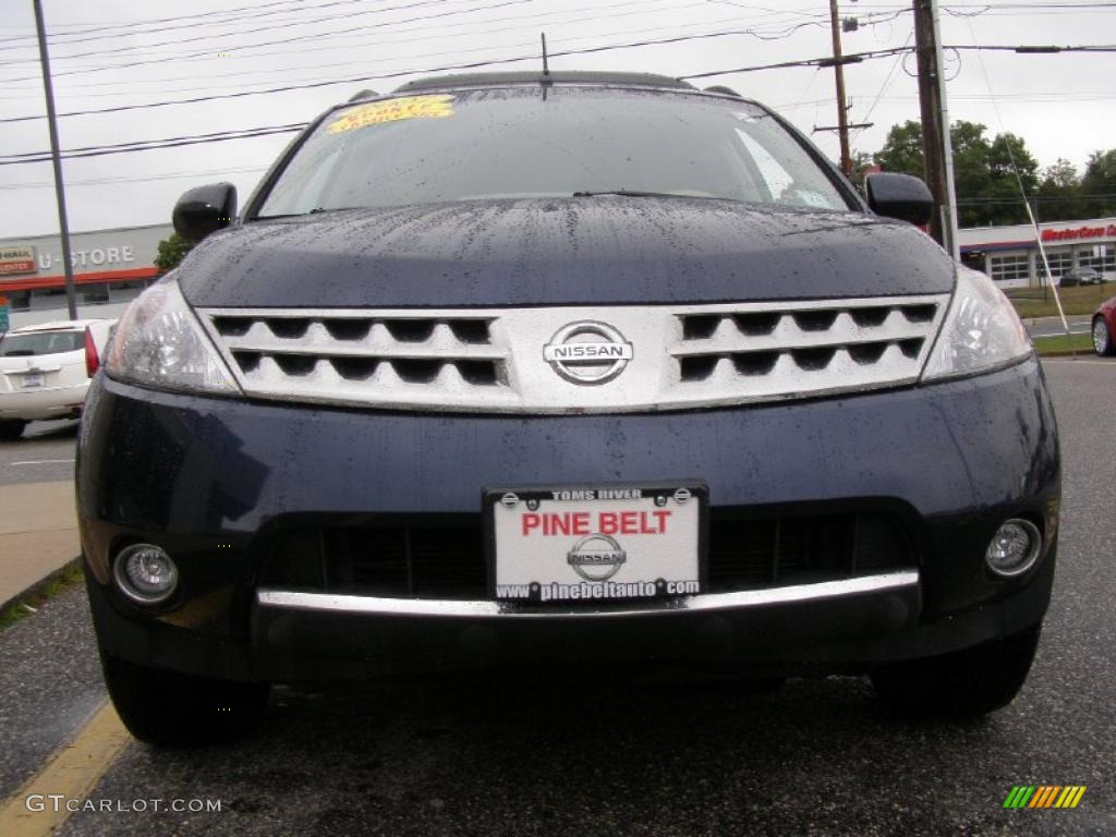 2007 Murano SL AWD - Midnight Blue Pearl / Cafe Latte photo #2