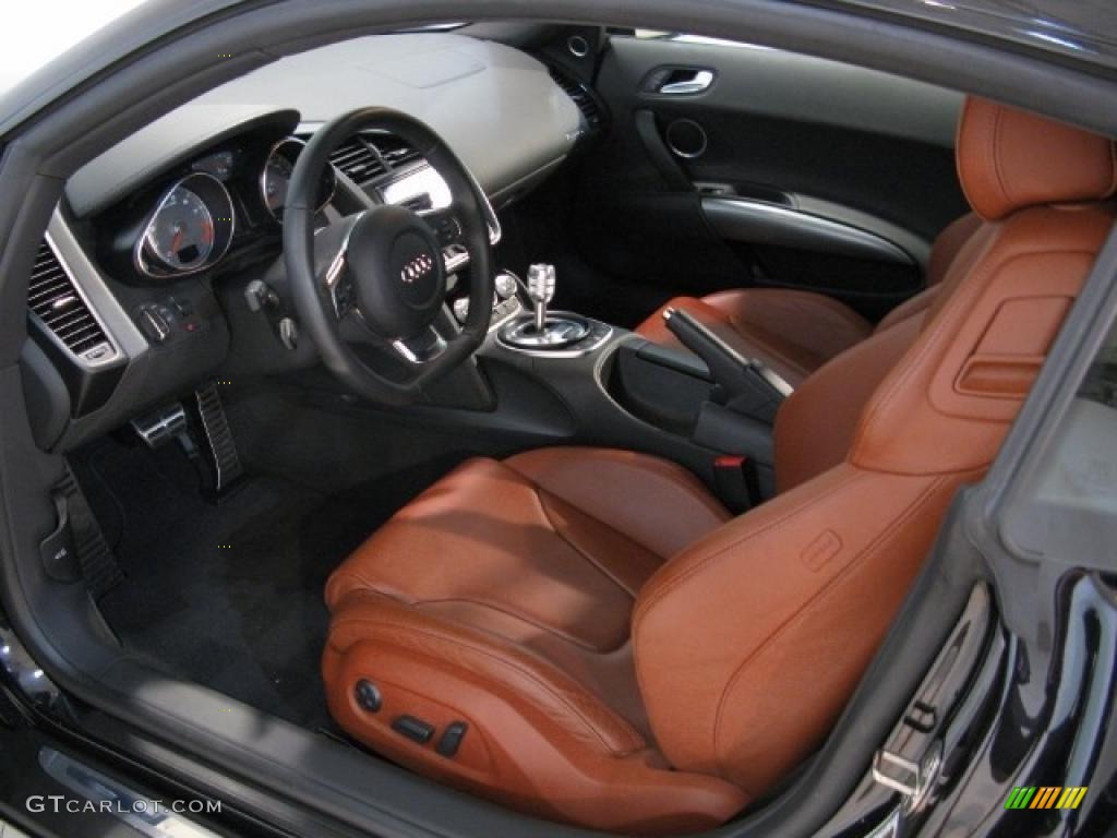 Tuscan Brown Interior 2008 Audi R8 4.2 FSI quattro Photo #42067275