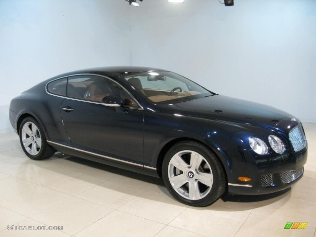 Dark Sapphire 2008 Bentley Continental GT Standard Continental GT Model Exterior Photo #42067523