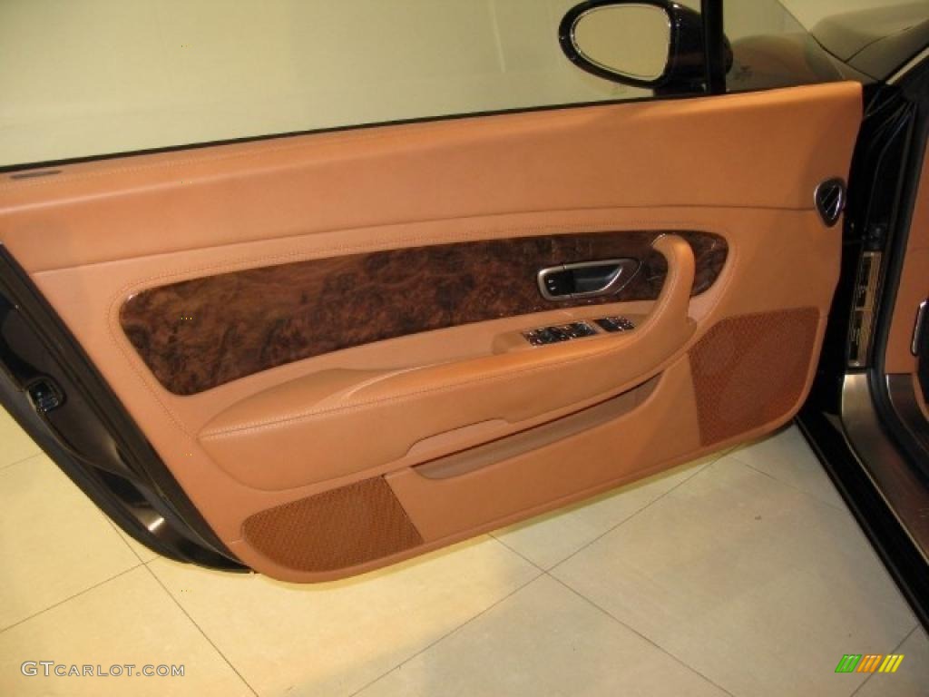 2008 Bentley Continental GT Standard Continental GT Model Saddle Door Panel Photo #42067767
