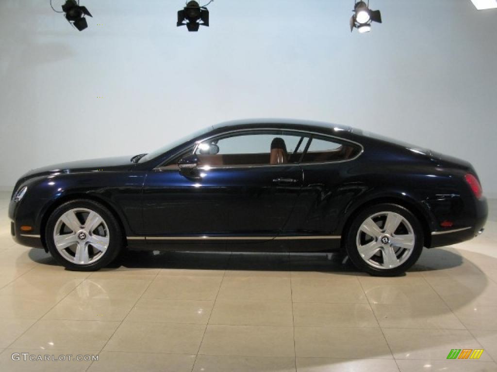 Dark Sapphire 2008 Bentley Continental GT Standard Continental GT Model Exterior Photo #42067847