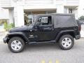 Black 2008 Jeep Wrangler Sahara 4x4 Exterior