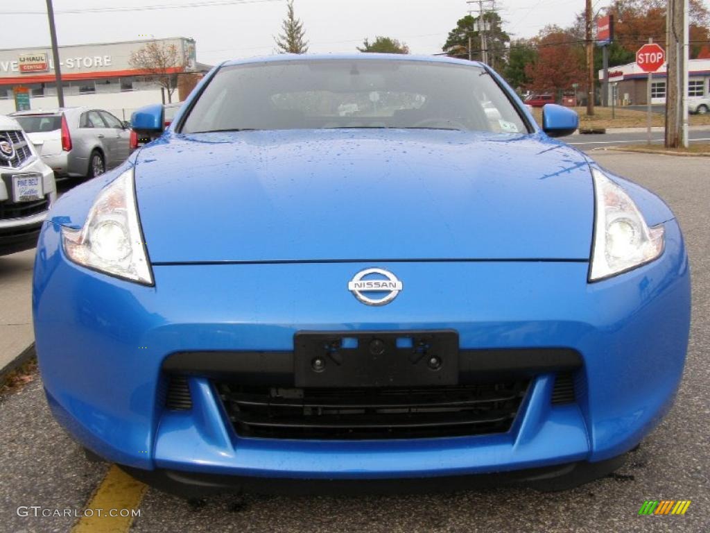 2009 370Z Sport Touring Coupe - Monterey Blue / Black Leather photo #2