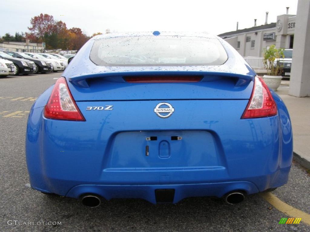 2009 370Z Sport Touring Coupe - Monterey Blue / Black Leather photo #4