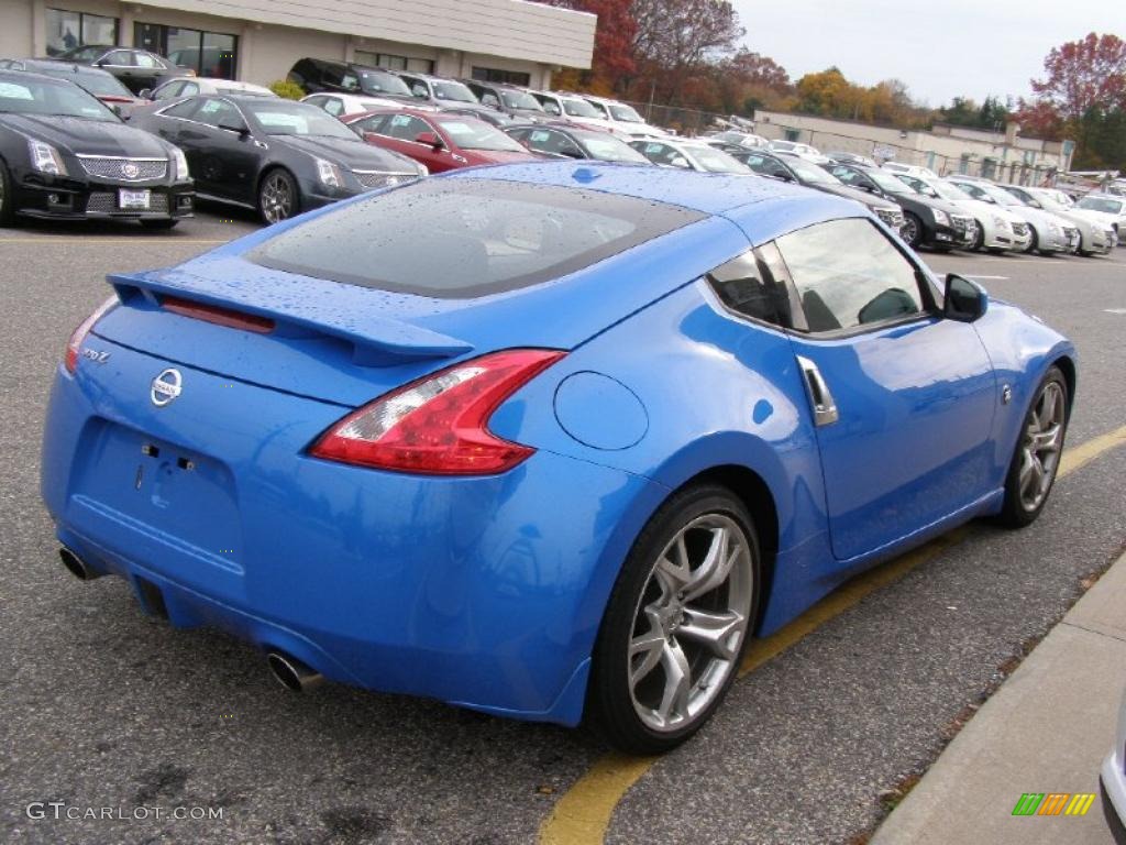 2009 370Z Sport Touring Coupe - Monterey Blue / Black Leather photo #15