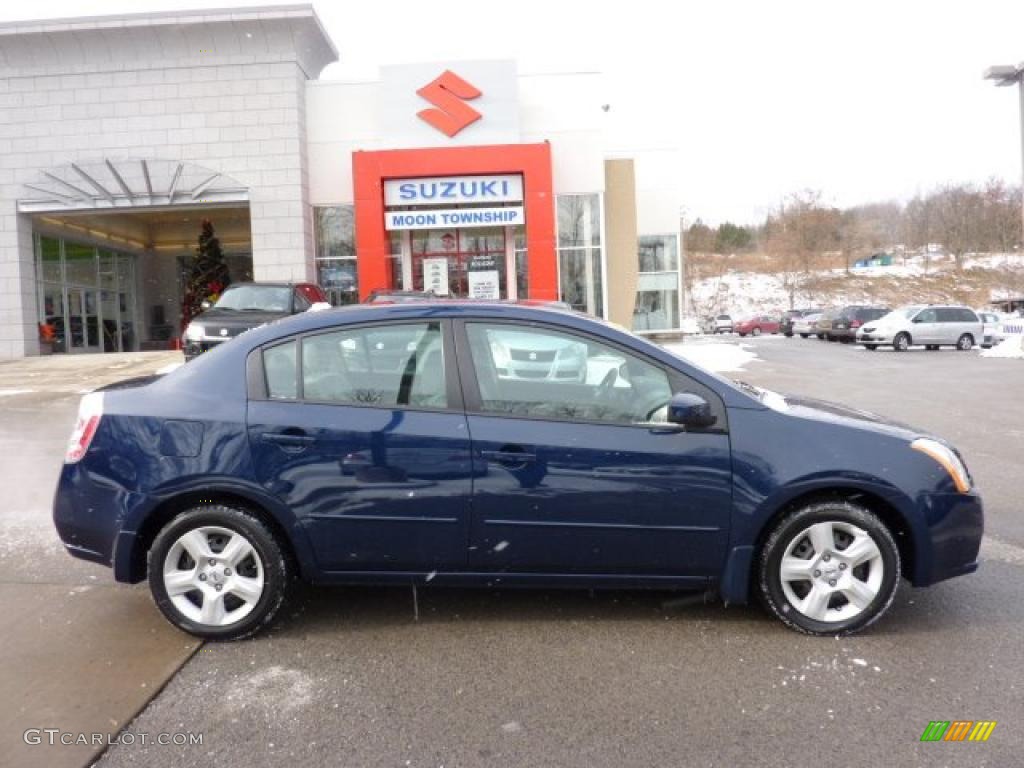2009 Sentra 2.0 - Midnight Sky / Beige photo #2