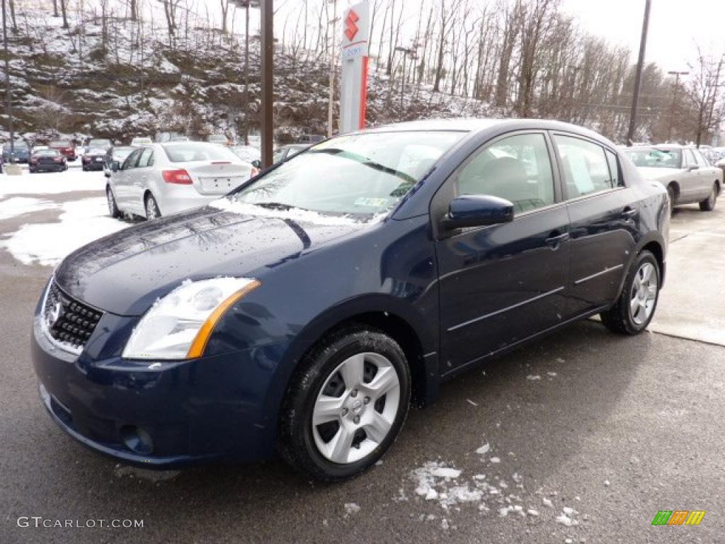 2009 Sentra 2.0 - Midnight Sky / Beige photo #6