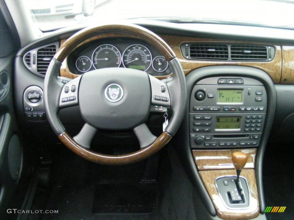 2006 Jaguar X-Type 3.0 Sport Wagon Warm Charcoal Dashboard Photo #42071155