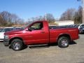 2007 Inferno Red Crystal Pearl Dodge Ram 1500 SXT Regular Cab  photo #4