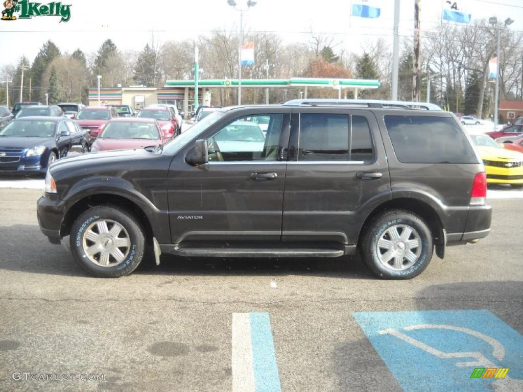 2005 Aviator Luxury AWD - Charcoal Beige Metallic / Camel photo #6