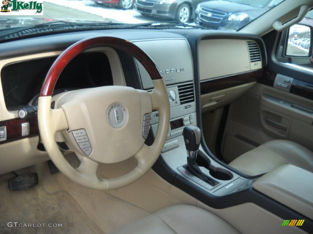 2005 Aviator Luxury AWD - Charcoal Beige Metallic / Camel photo #9