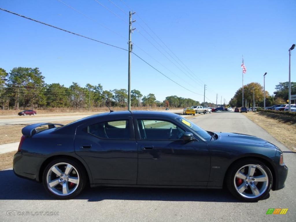 2008 Charger SRT-8 - Steel Blue Metallic / Dark Slate Gray photo #13