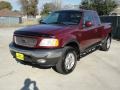 Burgundy Red Metallic 2003 Ford F150 XLT SuperCab 4x4 Exterior