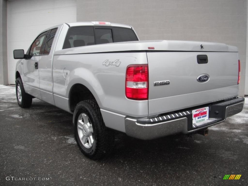 2004 F150 XLT SuperCab 4x4 - Silver Metallic / Dark Flint photo #5