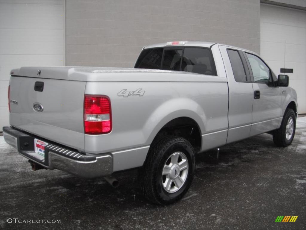 2004 F150 XLT SuperCab 4x4 - Silver Metallic / Dark Flint photo #6