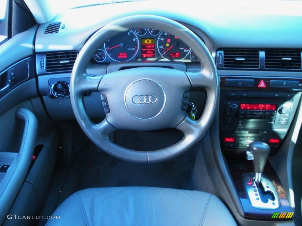 2004 Audi A6 2.7T S-Line quattro Sedan Beige Dashboard Photo #42078311