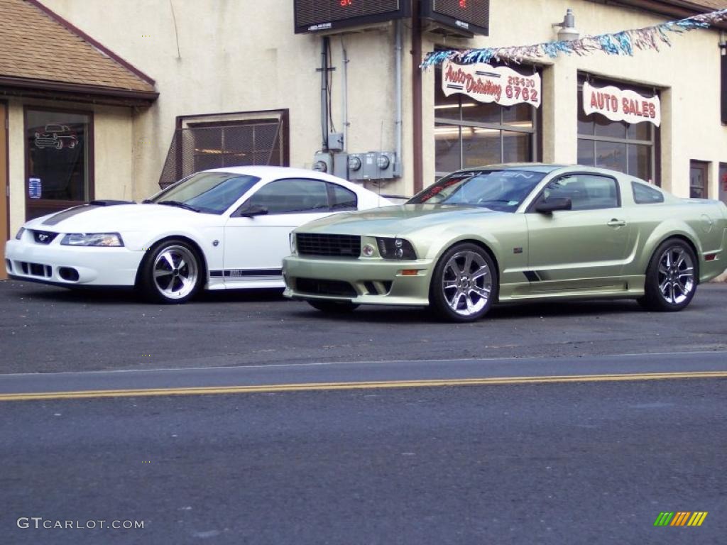 2005 Mustang Saleen S281 Coupe - Legend Lime Metallic / Dark Charcoal photo #2