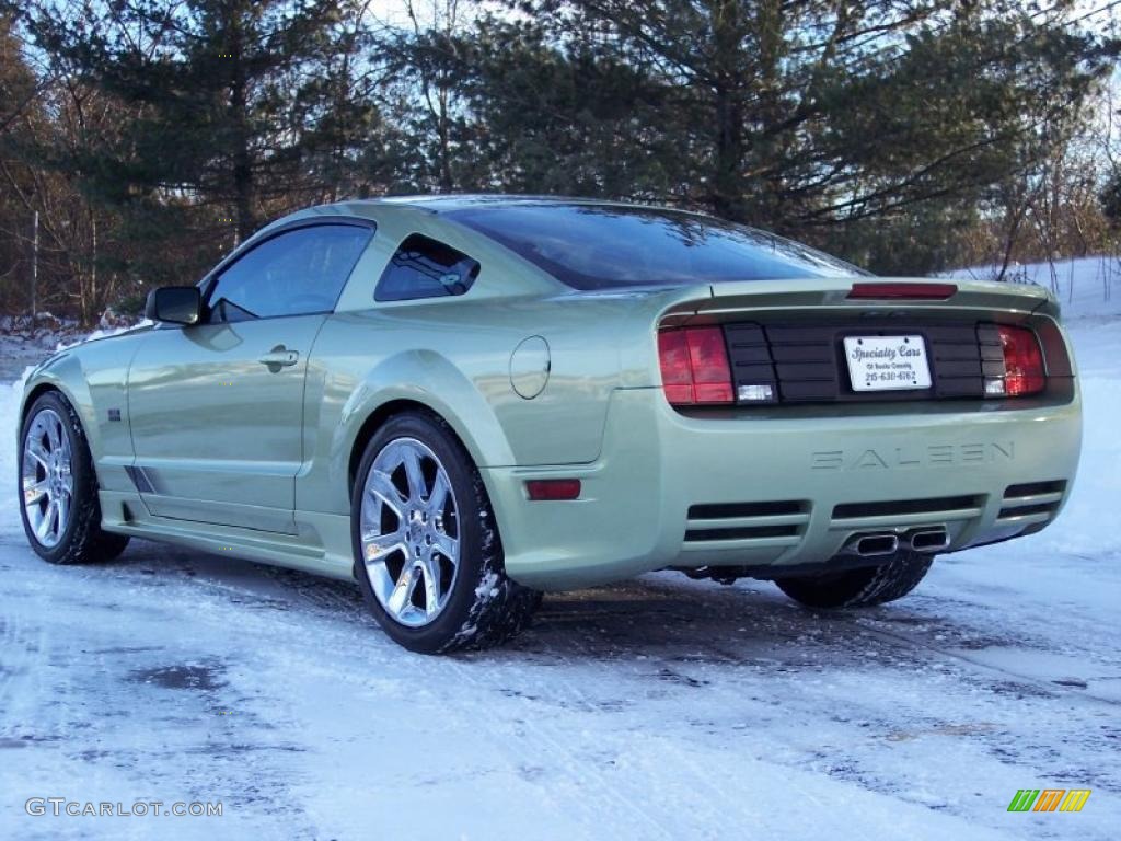 Legend Lime Metallic 2005 Ford Mustang Saleen S281 Coupe Exterior Photo #42079499