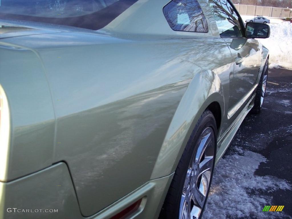 2005 Mustang Saleen S281 Coupe - Legend Lime Metallic / Dark Charcoal photo #31