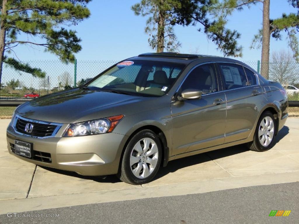 Bold Beige Metallic 2009 Honda Accord EX-L Sedan Exterior Photo #42080047