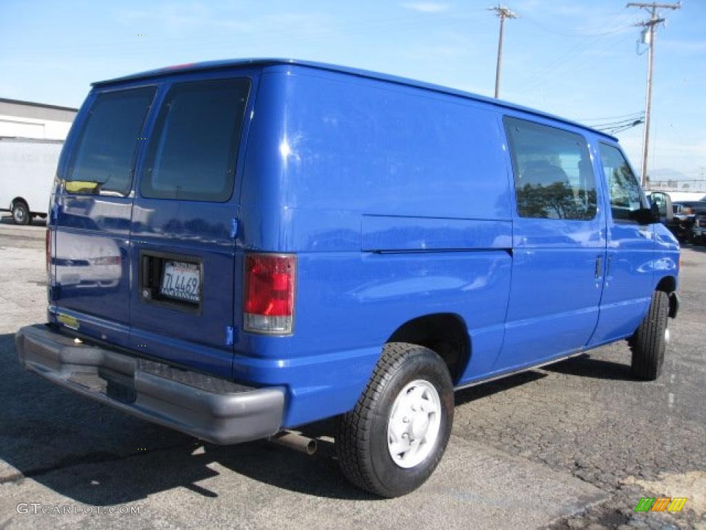 2004 E Series Van E250 Commercial - Fleet Blue / Medium Flint photo #6