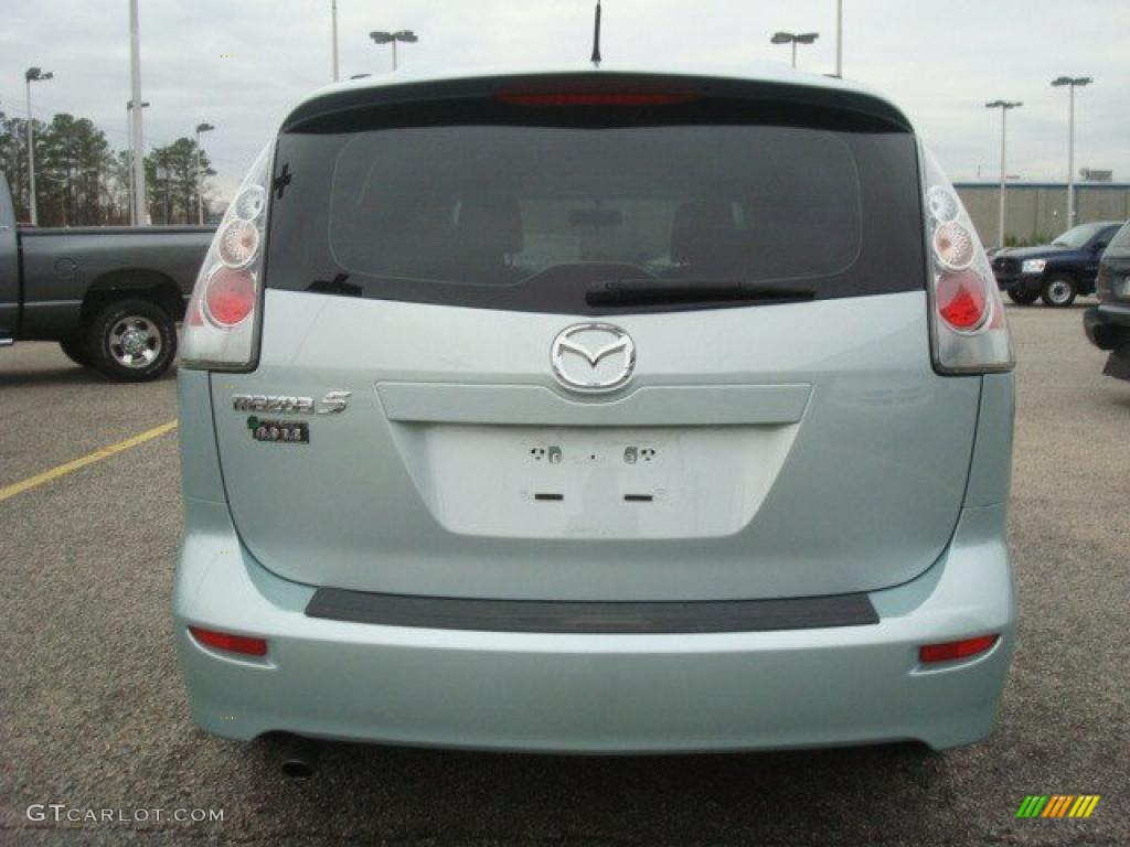 2006 MAZDA5 Sport - Stellar Silver Mica / Black photo #5