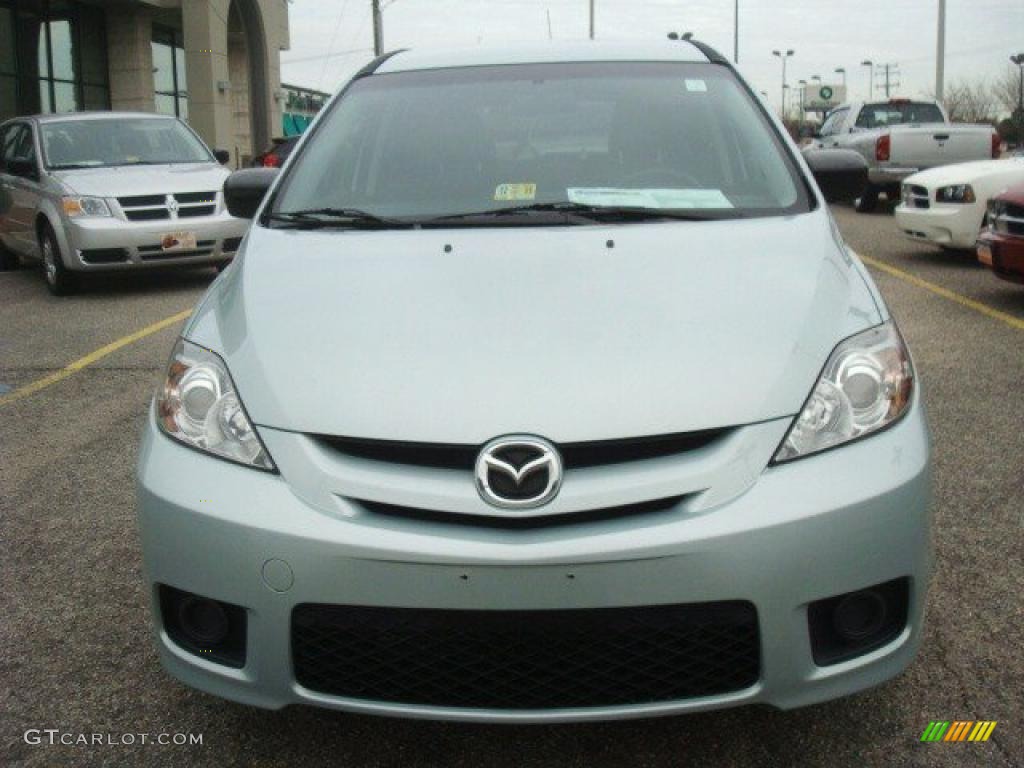 2006 MAZDA5 Sport - Stellar Silver Mica / Black photo #9