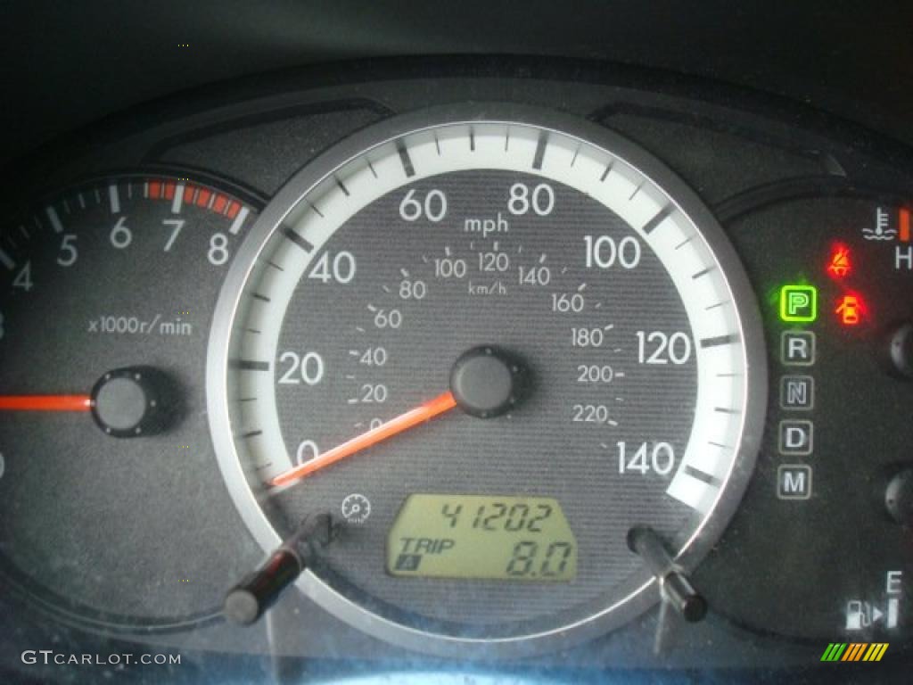 2006 MAZDA5 Sport - Stellar Silver Mica / Black photo #14