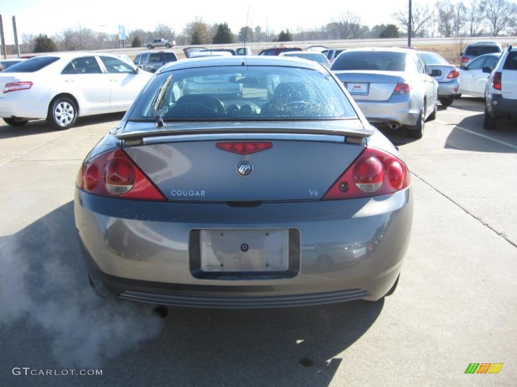 2002 Cougar V6 Coupe - Dark Shadow Grey Metallic / Midnight Black photo #6