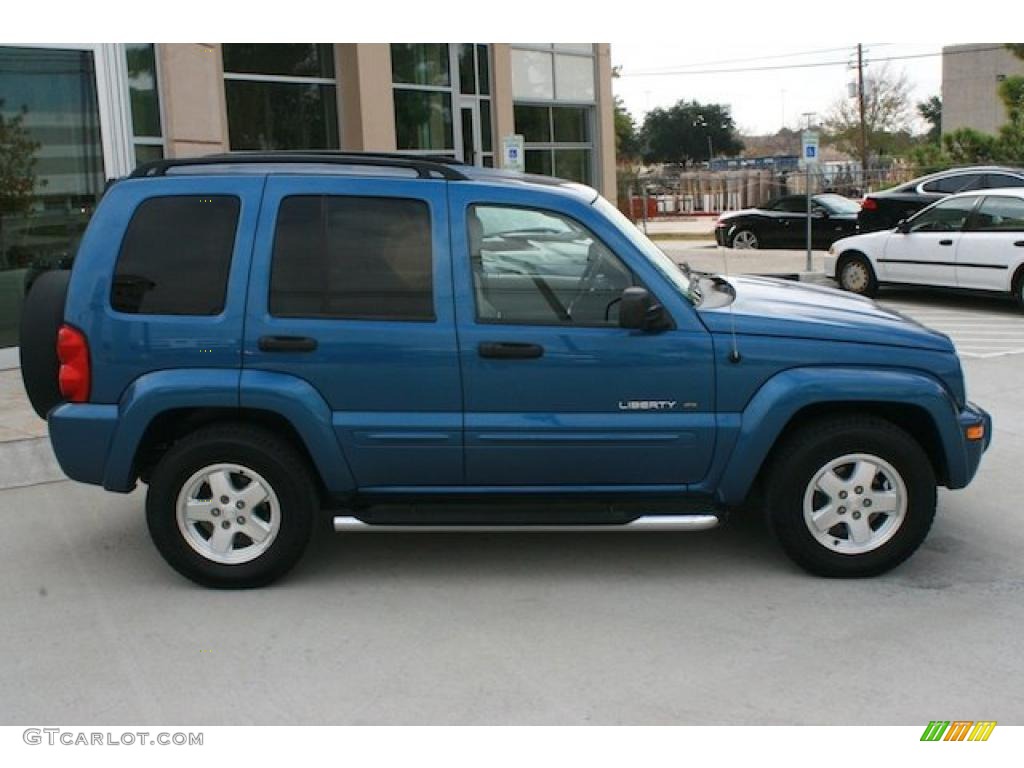 Atlantic Blue Pearl 2003 Jeep Liberty Limited Exterior Photo #42082435