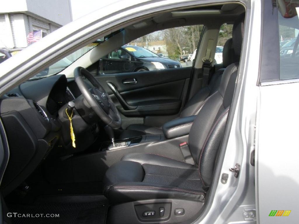 2009 Maxima 3.5 SV - Radiant Silver Metallic / Charcoal photo #11