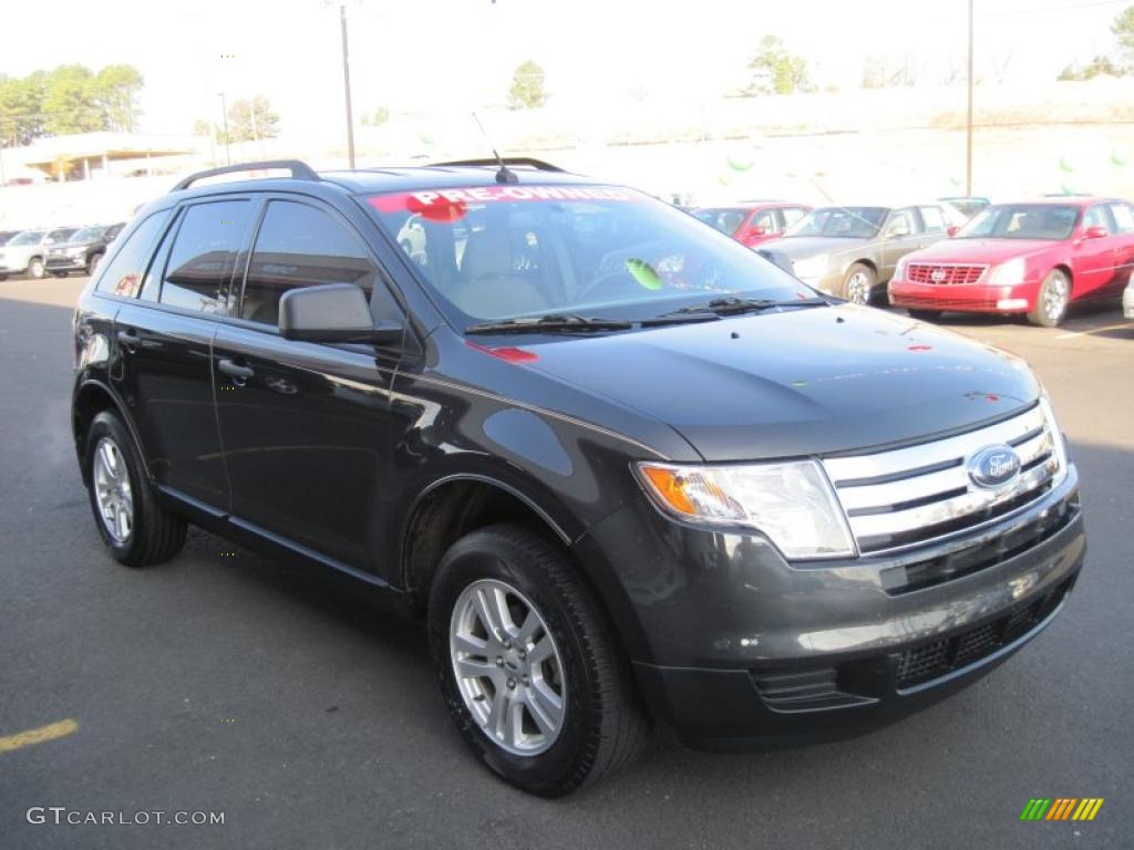 2007 Edge SE - Carbon Metallic / Medium Light Stone photo #7