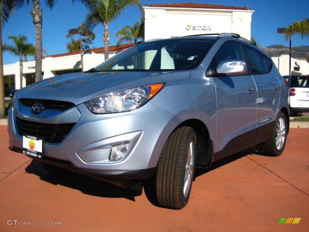 Aurora Blue 2011 Hyundai Tucson Limited Exterior Photo #42085476