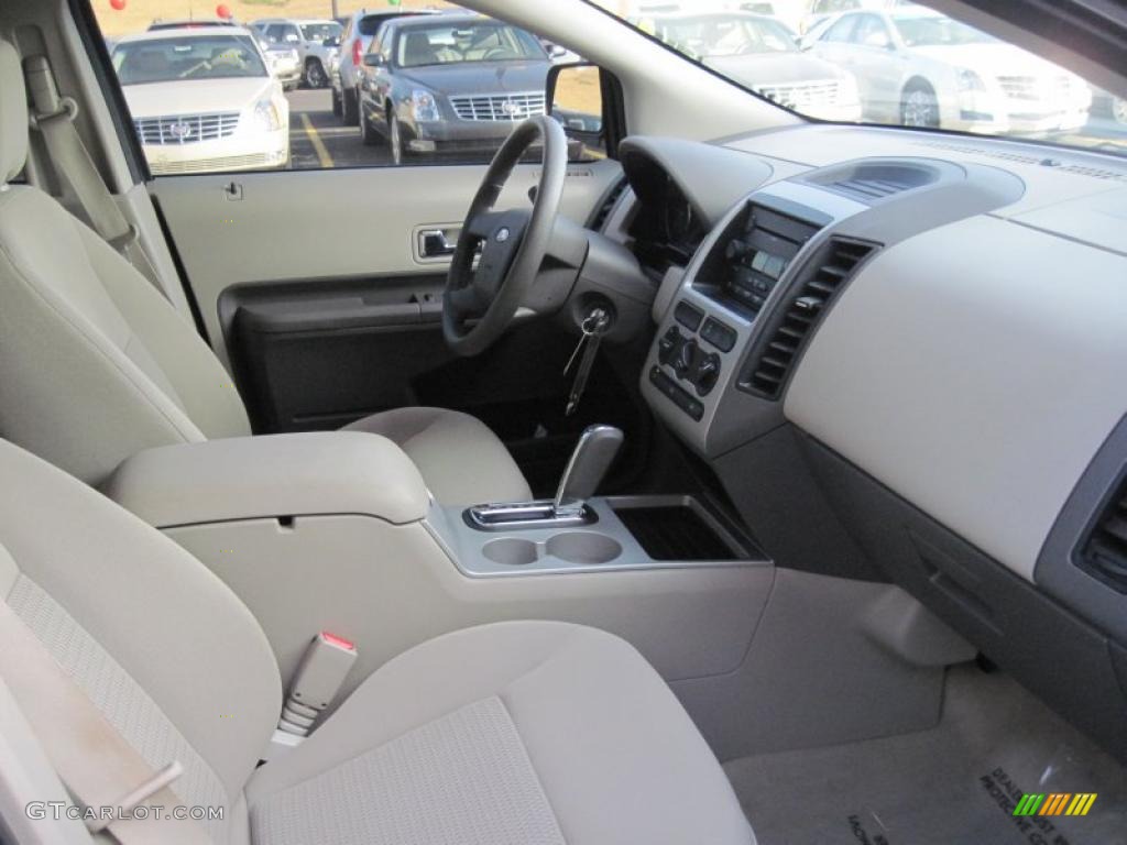 2007 Edge SE - Carbon Metallic / Medium Light Stone photo #15