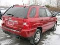 2010 Volcanic Red Kia Sportage LX V6 4x4  photo #2