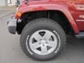 2008 Red Rock Crystal Pearl Jeep Wrangler Sahara 4x4  photo #9