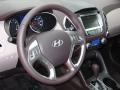 Taupe Steering Wheel Photo for 2011 Hyundai Tucson #42085739