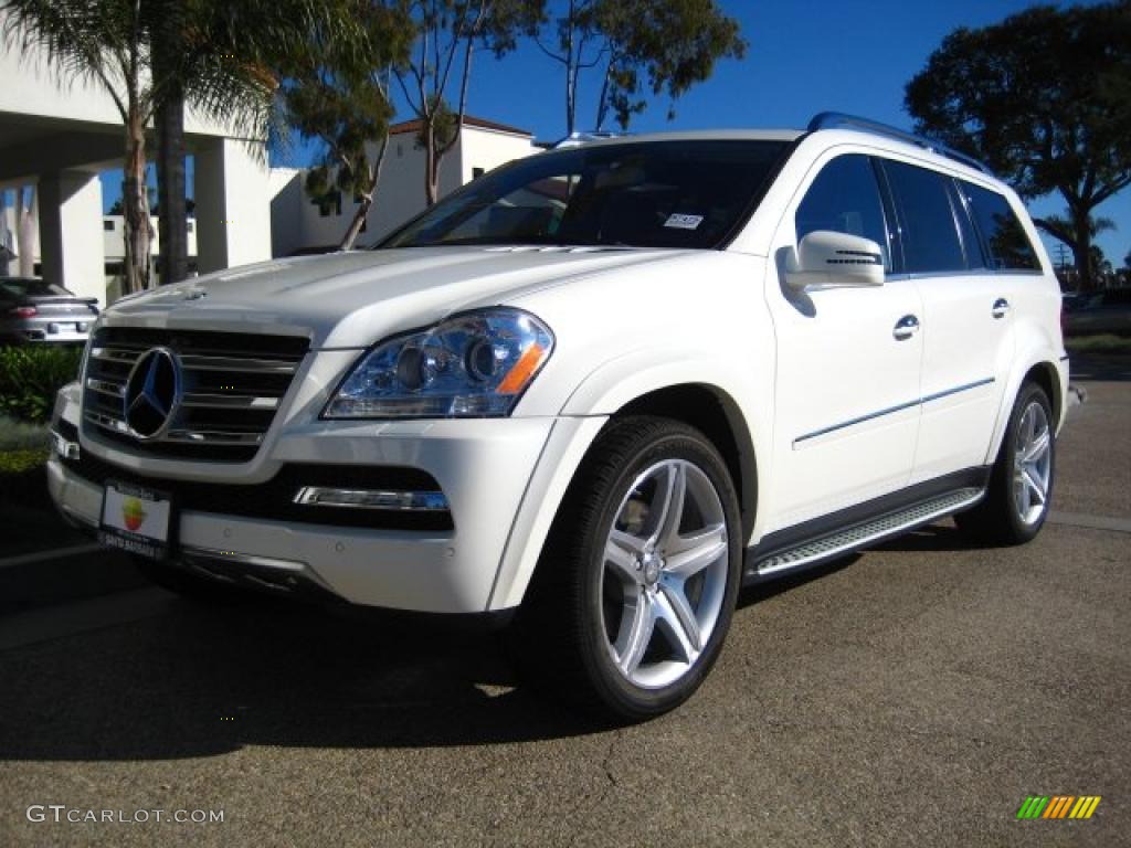 Diamond White Metallic 2011 Mercedes-Benz GL 550 4Matic Exterior Photo #42085995
