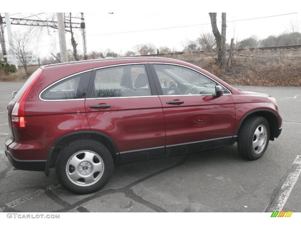 2008 CR-V LX 4WD - Tango Red Pearl / Gray photo #3