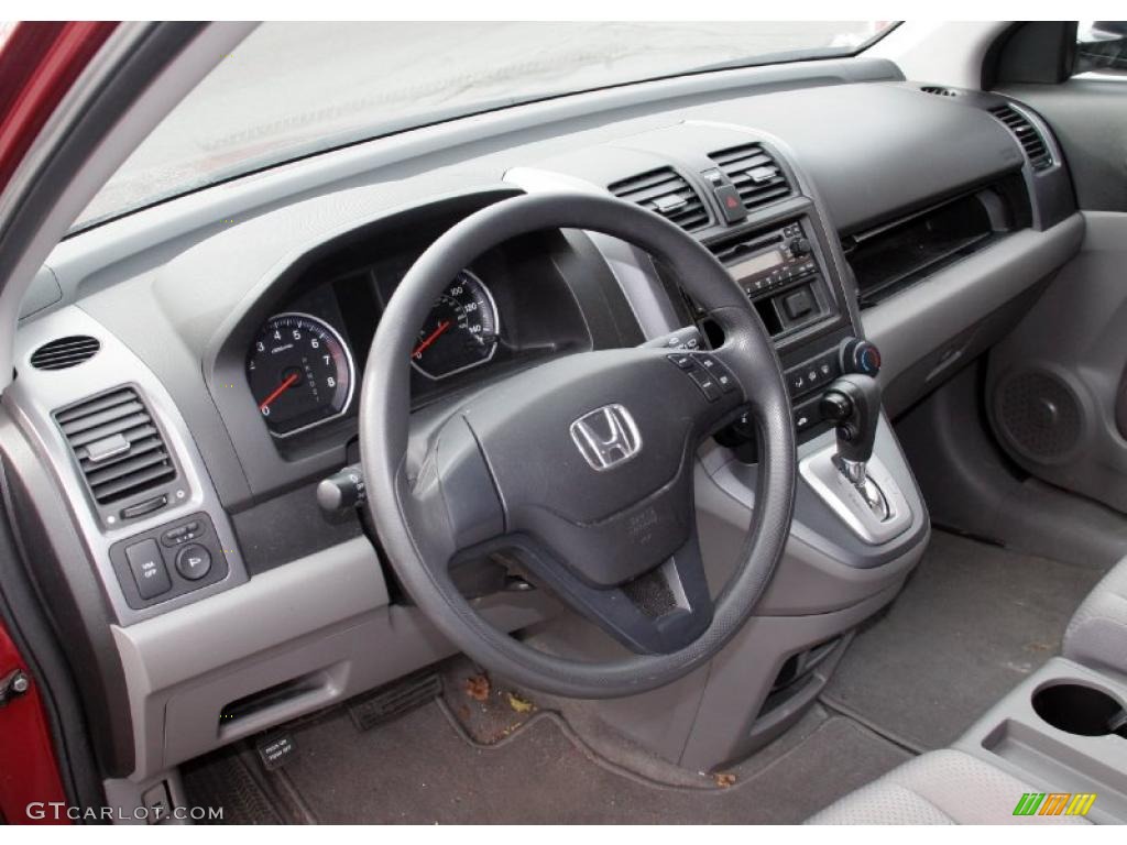 2008 CR-V LX 4WD - Tango Red Pearl / Gray photo #10