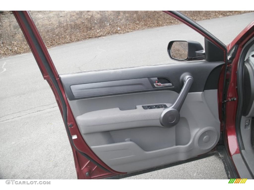 2008 CR-V LX 4WD - Tango Red Pearl / Gray photo #11