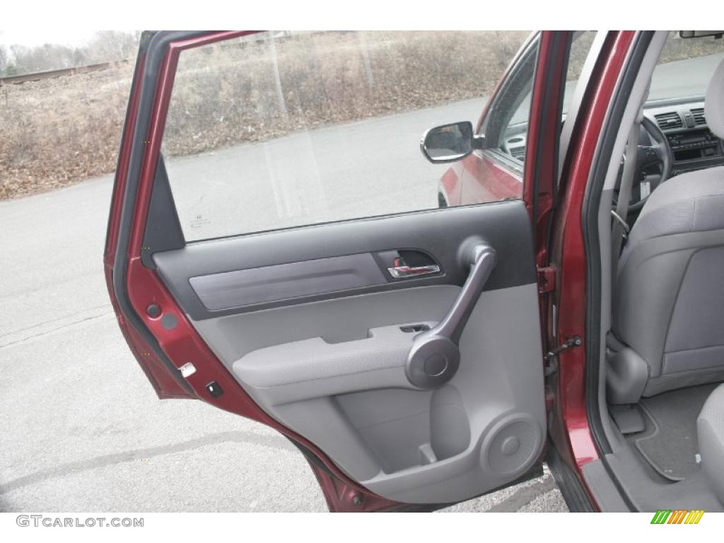 2008 CR-V LX 4WD - Tango Red Pearl / Gray photo #12