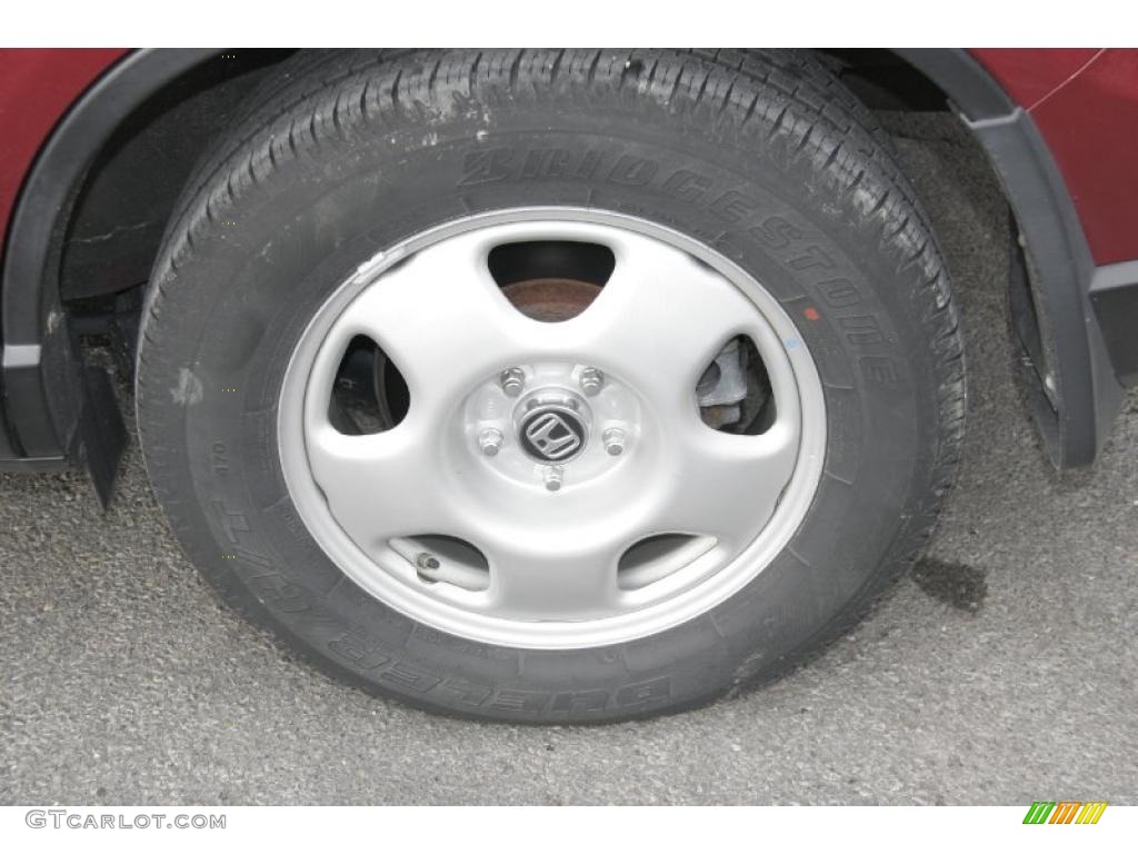 2008 CR-V LX 4WD - Tango Red Pearl / Gray photo #18