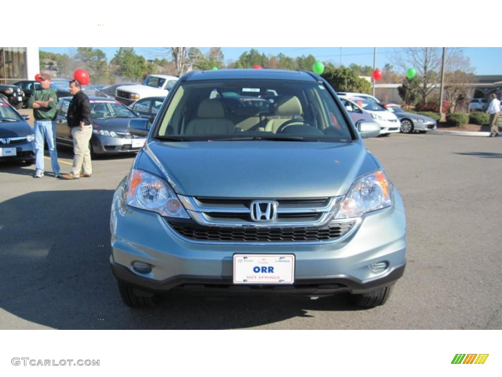 2011 CR-V EX-L - Opal Sage Metallic / Ivory photo #8