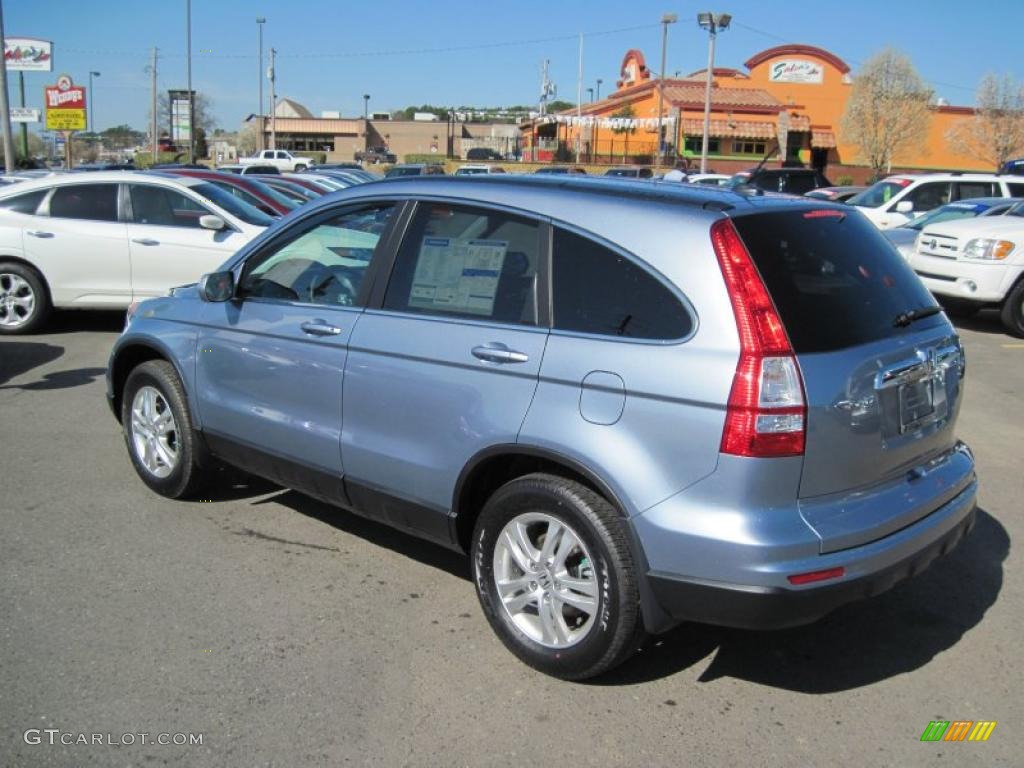 2011 CR-V EX-L - Glacier Blue Metallic / Gray photo #3