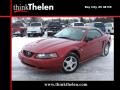 Redfire Metallic 2004 Ford Mustang V6 Convertible