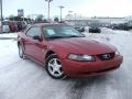 2004 Redfire Metallic Ford Mustang V6 Convertible  photo #3