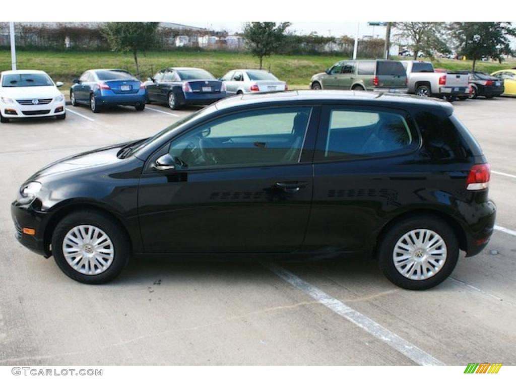 Black 2011 Volkswagen Golf 2 Door Exterior Photo #42089203