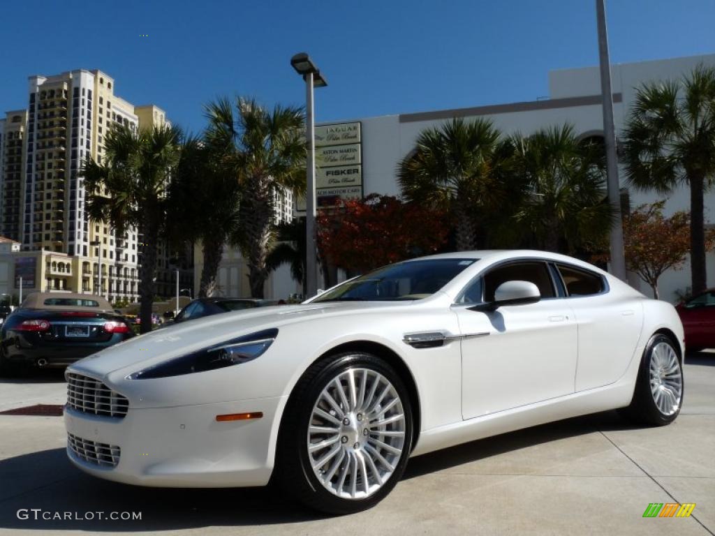 2011 Rapide Sedan - Morning Frost White / Sandstorm photo #4